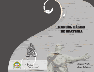 Manual B&aacute;sico de Oratoria: Gu&iacute;a para Hablar en P&uacute;blico