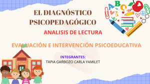 Diagnóstico Psicopedagógico: Análisis de Lectura