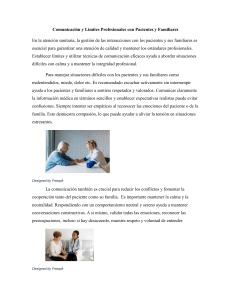 Comunicación y Límites Profesionales en Salud