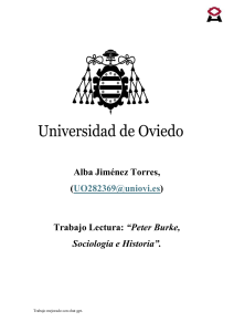 Peter Burke: Sociología e Historia - Análisis y TFM