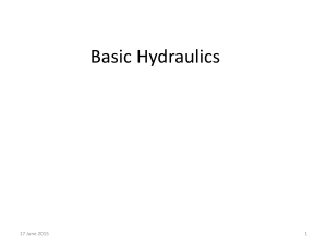 Basic Hydraulics: Principles, Systems & Components