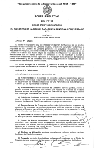 Ley de Créditos de Carbono en Paraguay