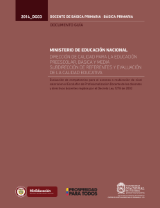 Guía Evaluación Competencias Docentes Básica Primaria Colombia