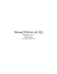 Manual Práctico de SQL 7.0: Guía Completa