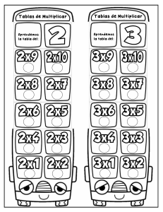 Multiplication Tables Worksheet: Learn 2 & 3 Times Tables