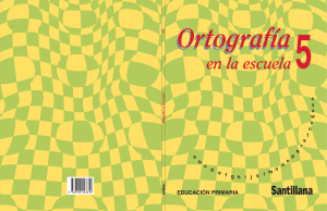 Ortografía 5: Libro de texto para primaria