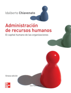 Administración de Recursos Humanos: El Capital Humano