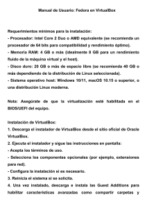 Manual Fedora en VirtualBox: Instalación y Configuración
