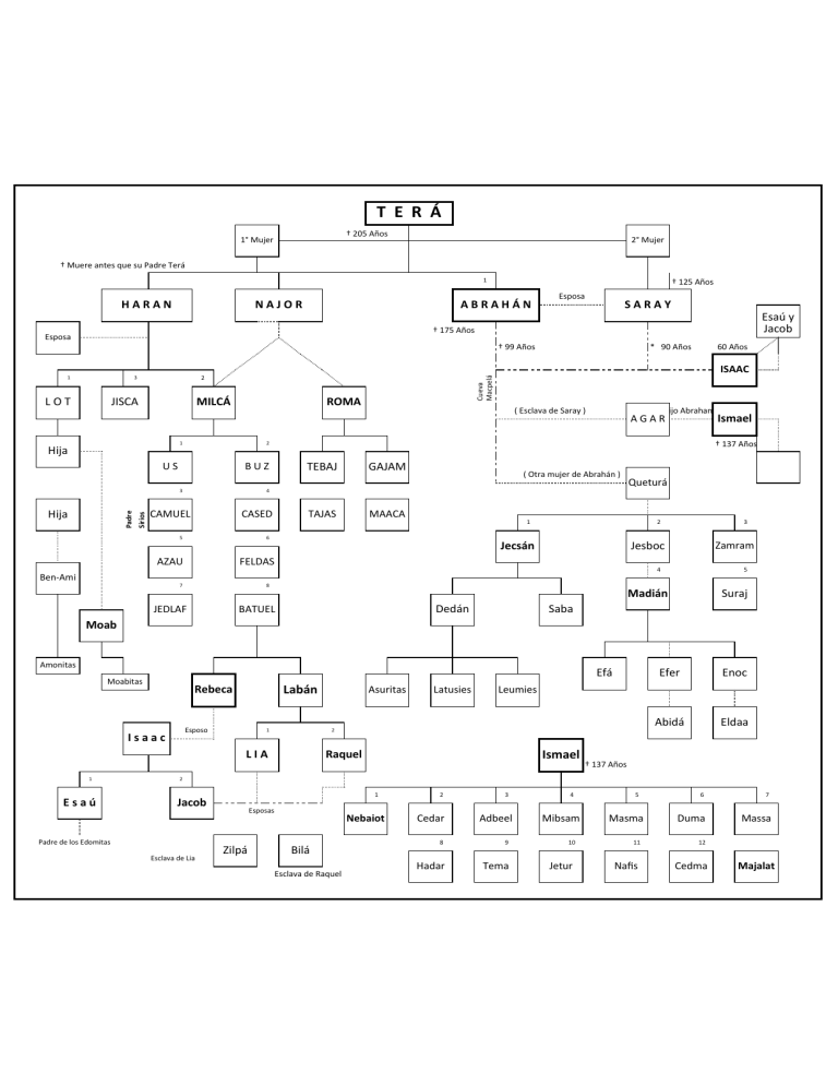 Terah Family Tree: Abraham, Isaac, Jacob Lineage