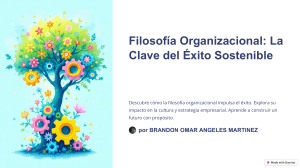 Filosofía Organizacional: Clave del Éxito Sostenible