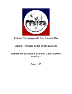 Finanzas en las Organizaciones: Análisis y Gestión