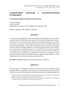 Cosmovisión Mapuche y Expresiones Funerarias en la Araucanía