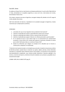 Caso Galli-Santos: Análisis de Derecho Internacional Privado