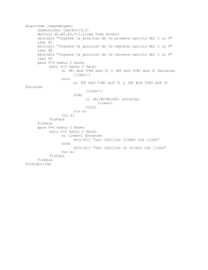 Algoritmos de Matrices: Ejemplos en Pseudocódigo