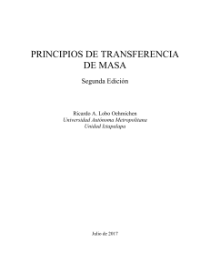 Principios de Transferencia de Masa, 2da Edición