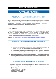 Atividade Prática: Antropologia Jurídica e Justiça Vindicativa