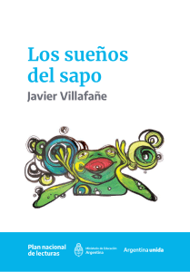 Los sueños del sapo: Cuento infantil de Javier Villafañe