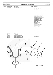 Water Outlet Connection Parts Catalog