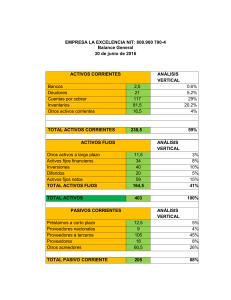 Balance General La Excelencia: Análisis Financiero 2016