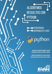 Algorithms Solved with Python: Pseudocodes & Flowcharts