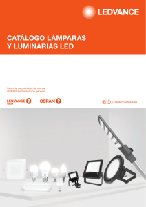 Catálogo LEDVANCE: Lámparas y Luminarias LED