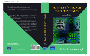 Matemáticas Discretas, 6ta Edición - Richard Johnsonbaugh