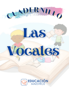 Cuaderno de Vocales para Niños: Aprende y Colorea