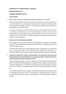 Automatización: Motor Trifásico, Boya y Circuito de Inversión