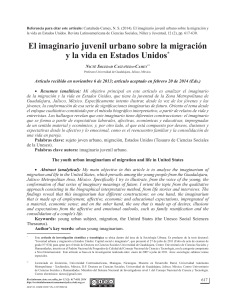 Imaginario Juvenil Urbano: Migración a EEUU