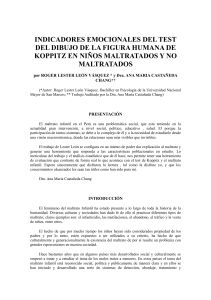 Indicadores Emocionales DFH en Niños Maltratados: Estudio Comparativo