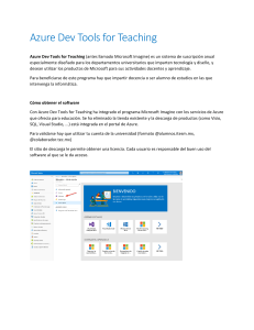 Azure Dev Tools for Teaching: Guía y Software para Universidades