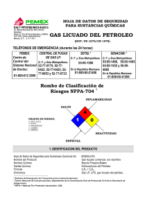 Hoja de Seguridad GLP: Riesgos, Primeros Auxilios y Manejo Seguro