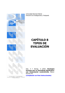 diazbarrigacap8 EVALUACION