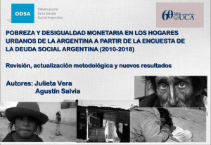 Pobreza y Desigualdad en Argentina: Estudio EDSA 2010-2018