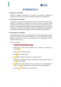 Cadena de Suministro: Análisis y Tendencias 4.0