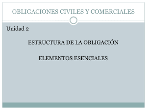 Obligaciones Civiles y Comerciales: Estructura y Elementos