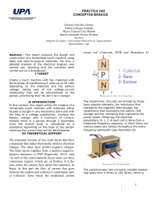 Touch Machine Lab Report: Design & Construction