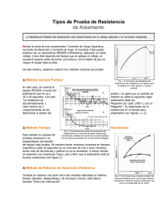 Pruebas de Resistencia de Aislamiento: Métodos y Voltajes