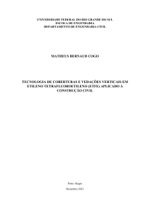 Tecnologia ETFE na Construção Civil: Tese