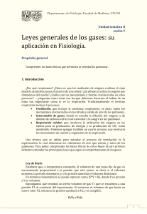 Leyes de los Gases y Fisiología Pulmonar