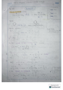 2do parcial ALQUENOS- ALQUINOS