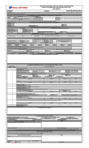 Solicitud Apertura Carta de Crédito - Banco AV Villas