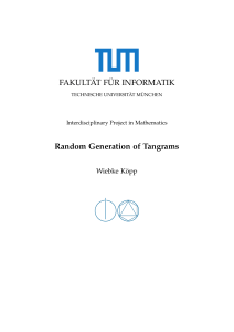 Random Tangram Generation: An Interdisciplinary Project