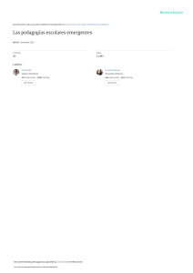 Pedagogías Escolares Emergentes: Integración TIC y Aprendizaje