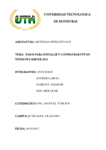 Guía: Instalar y Configurar FTP en Windows Server 2019
