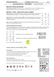 Curso Corel Draw: Ejercicios Básicos (versiones XX a 2020)