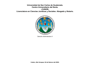 Organigrama del Organismo Ejecutivo en Alta Verapaz, Guatemala