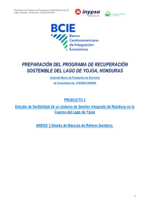 Estudio de Factibilidad: Gestión de Residuos Lago Yojoa