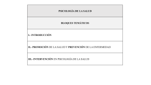 Psicología de la Salud: Introducción y Modelos