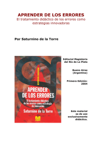 Aprender de los Errores: Estrategias Innovadoras de Enseñanza
